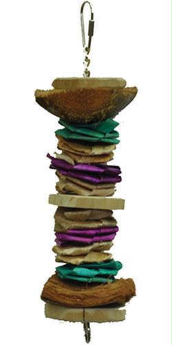 Java Wood Triple Decker Bird Toy