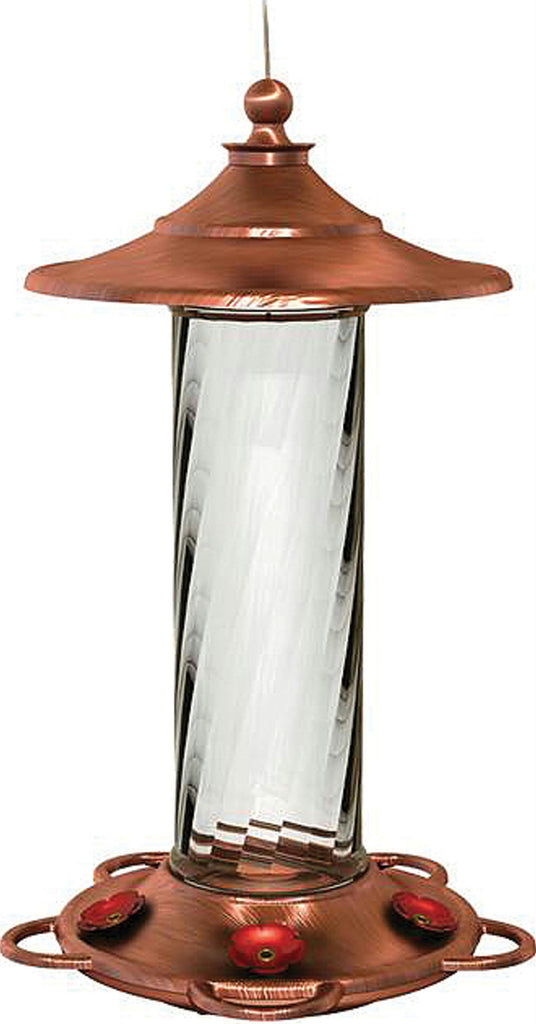 Glory Glass Hummingbird Feeder