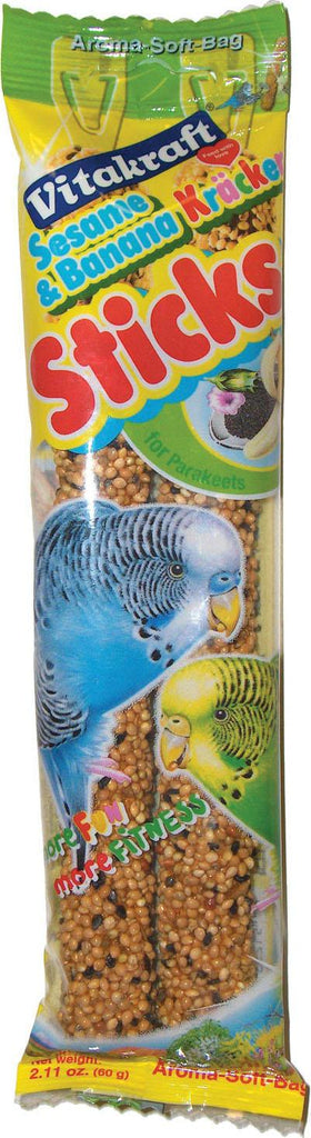 Sesame & Banana Kracker Sticks - Parakeet
