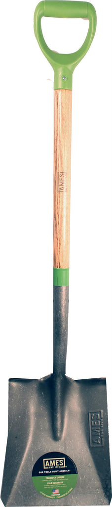 Square Point Shovel With Ergo D-grip Ash Handle