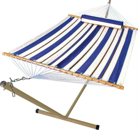 Polyester Fabric Hammock Bed With Stand