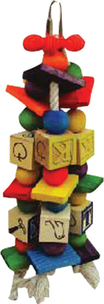 Happy Beaks The Abc Blocks Bird Toy
