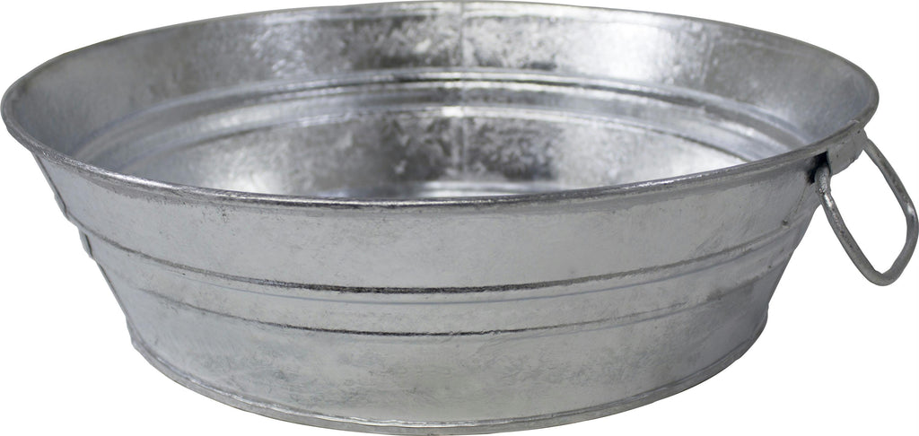 Hot Dipped Steel Low Flat Tub