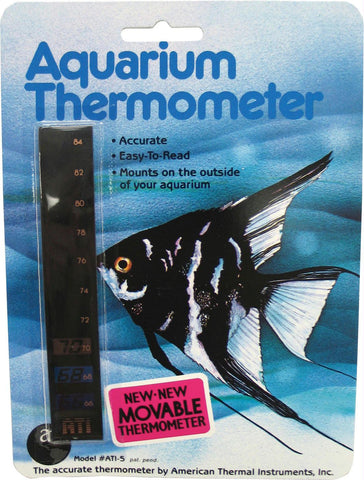 Liquid Crystal Vertical Aquarium Thermometer