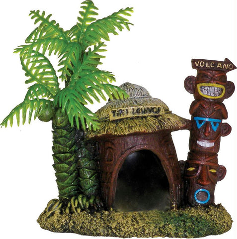 Exotic Environments Betta Hut With Palm Tree