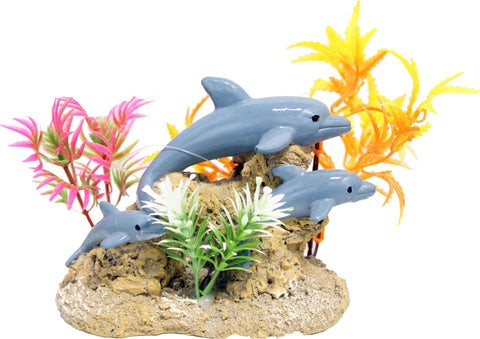 Exotic Environments Aquatic Scene With Dolphins