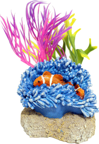 Exotic Environments Aquatic Scene With Clownfish