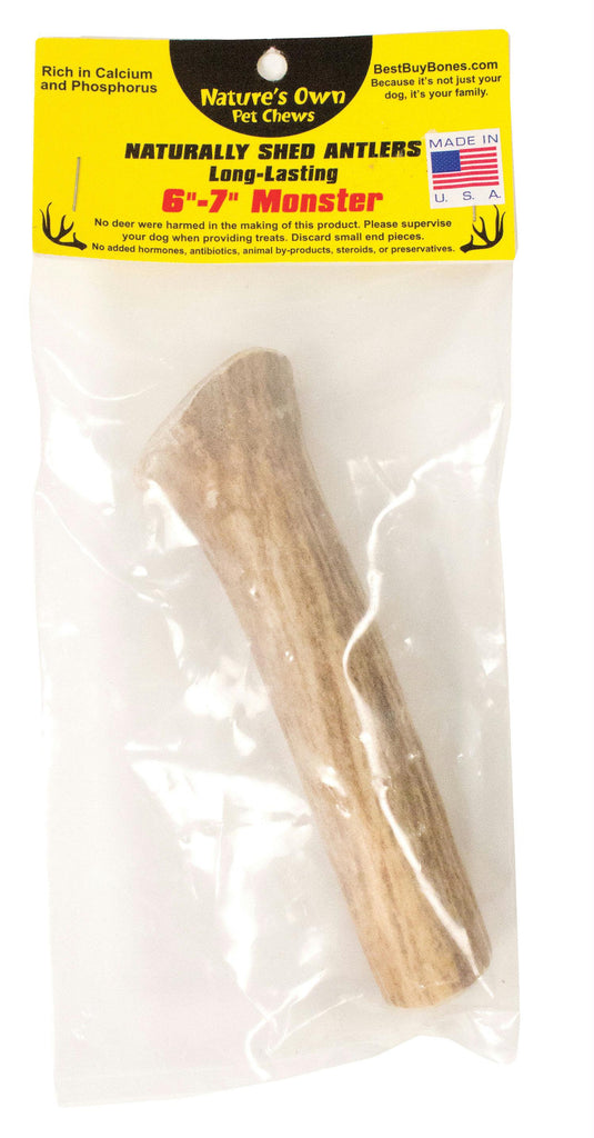 Nature's Own Naturally Shed Elk Antler Dog Chew