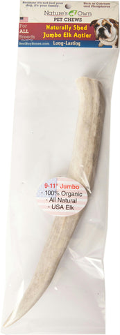 Nature's Own Naturally Shed Elk Antler Dog Chew