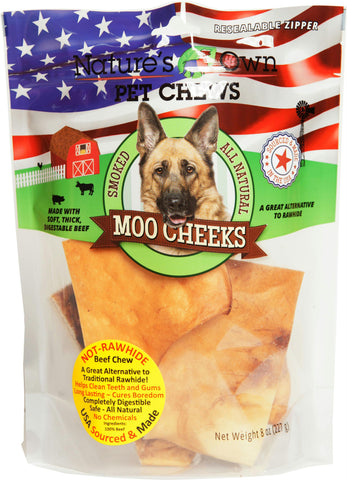 Nature's Own Smoked Moo Cheeks Dog Chew