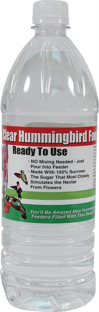 Clear Ready To Use Hummingbird Nectar