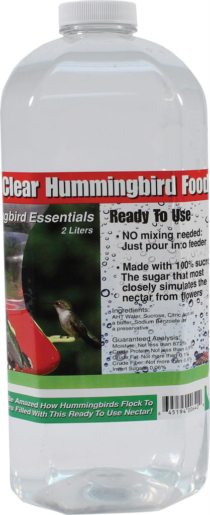 Clear Ready To Use Hummingbird Nectar