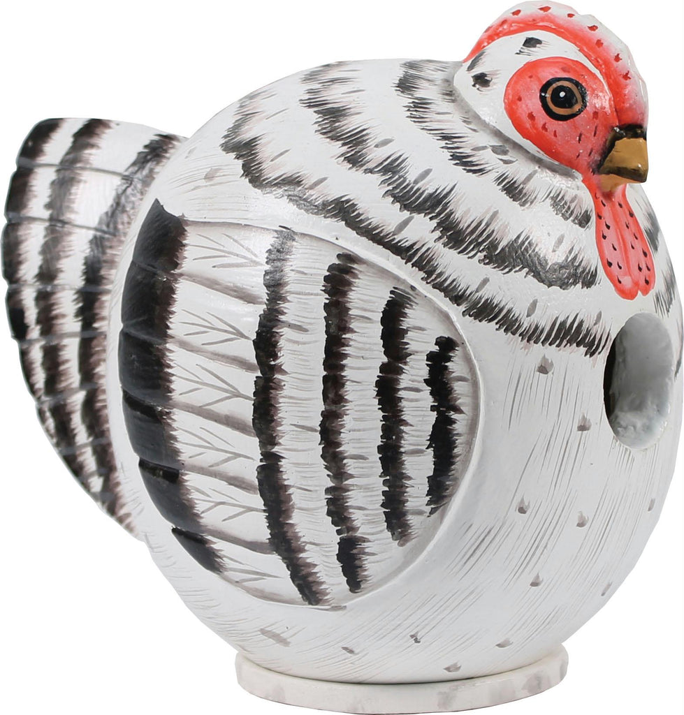 Gray Hen Gord-o Bird House