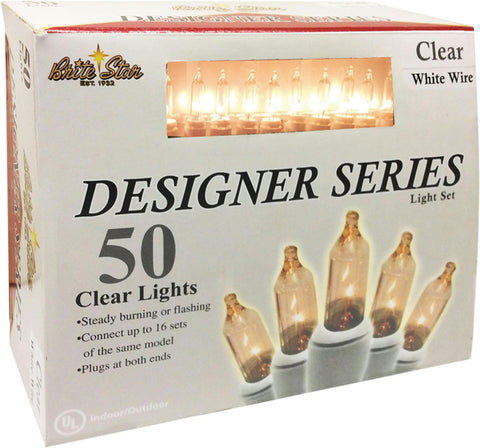 Designer Series Light Set White Wire