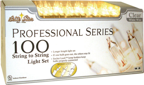 Professional Series Mini Light Set White Wire