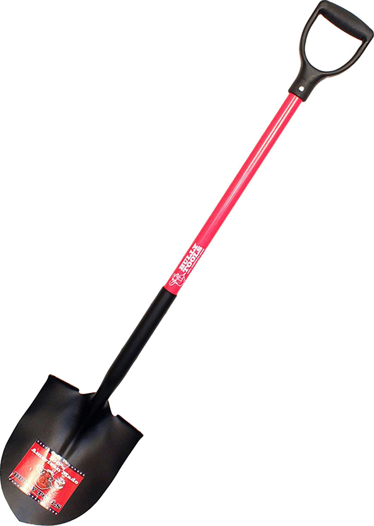 Round Point Shovel Fiberglass D Handle