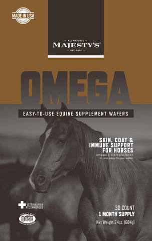 Majesty's Omega Equine Supplement Wafers