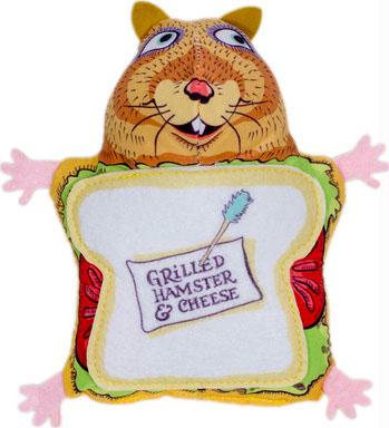 Fluffy's Snack Bar Grilled Hamster & Cheese Toy