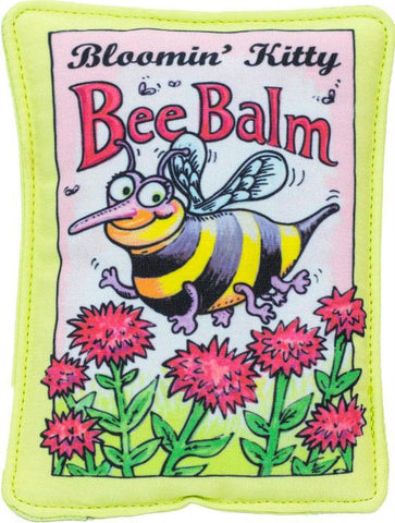 Bloomin' Kitty Bee Balm Seed Packet Cat Toy