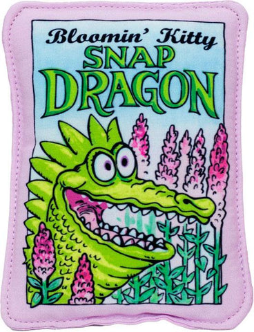 Bloomin' Kitty Snap Dragon Seed Packet Cat Toy