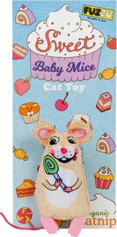 Sweet Baby Mice Lolli Mouse Cat Toy