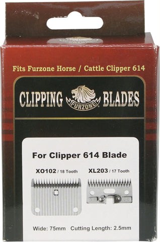 Xl Series Furzone Clipper Blade Set