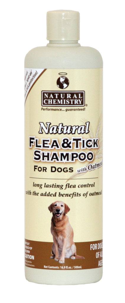 Natural Flea & Tick Shampoo With Oatmeal For Dogs