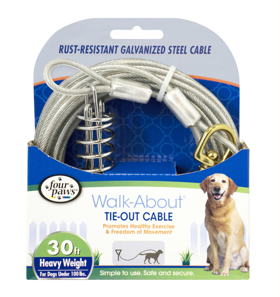 Four Paws Dog Tie Out Cable- Heavyweight