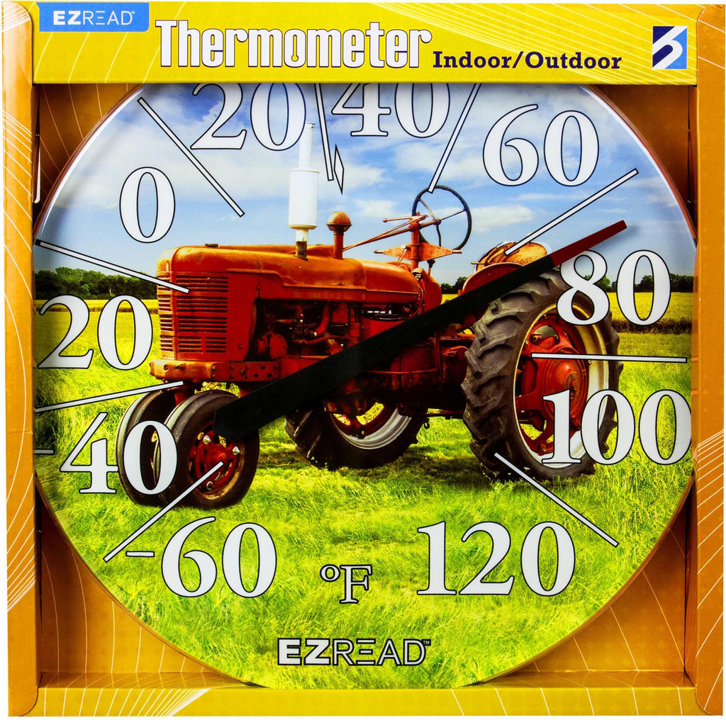 Ezread Dial Thermometer Red Tractor