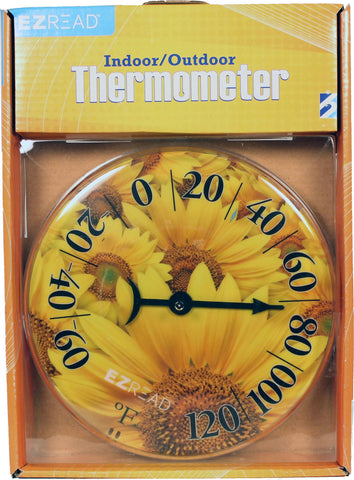 Dial Thermometer Sunflowers