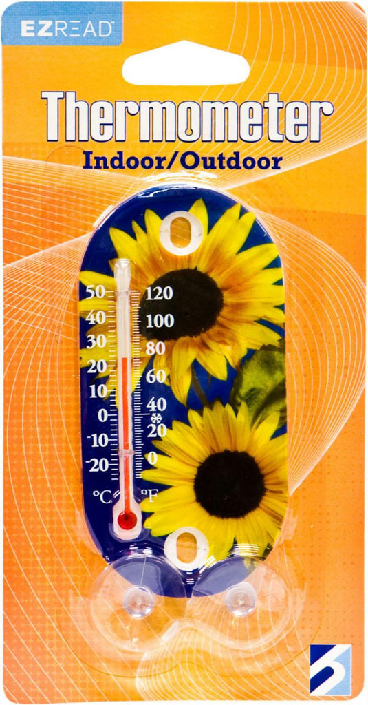 Suction Cup Thermometer Sunflowers