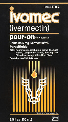 Ivomec Parasiticide Pour-on For Cattle