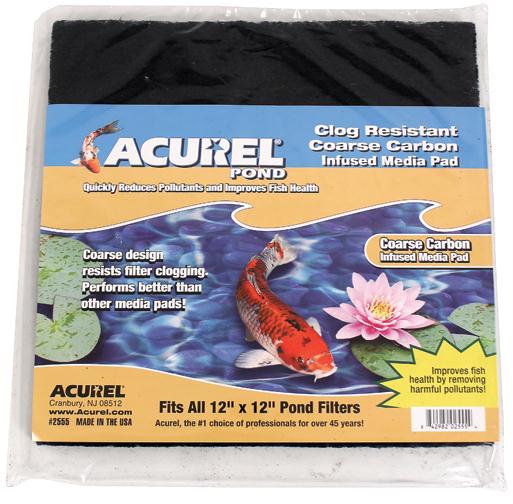 Acurel Pond Clog Resistant Infused Media Pad