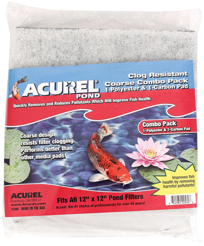 Acurel Pond Polyester And Carbon Pad Combo