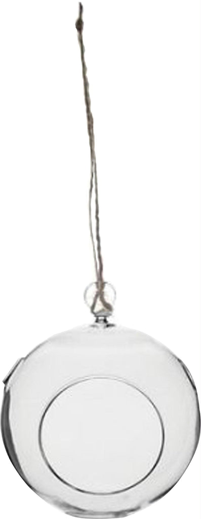 Round Hanging Terrarium With Wire Stand