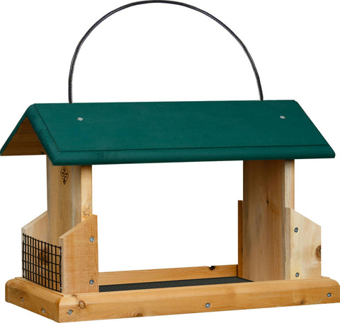 Open Air Feeder Deluxe Cedar With Suet Holders