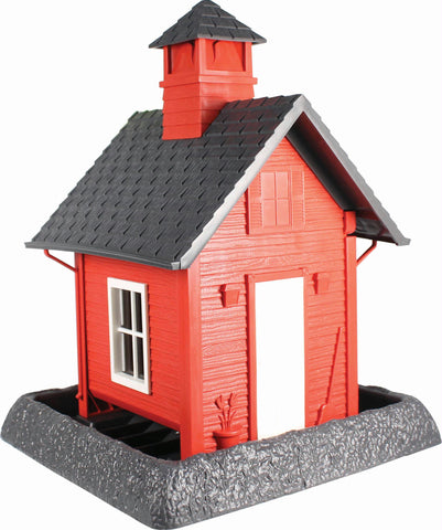 Village Collection School House Bird Feeder