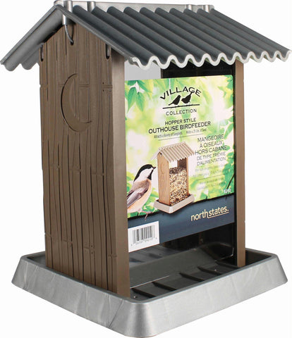 Village Collection Outhouse Bird Feeder