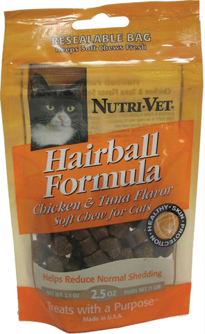 Hairball Soft Chews For Cats