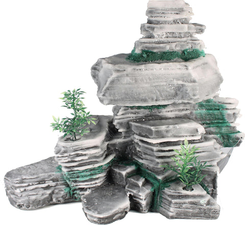 Stone Granite With Plant