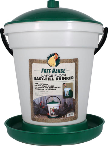 Free Range Ez Fill Plastic Poultry Waterer