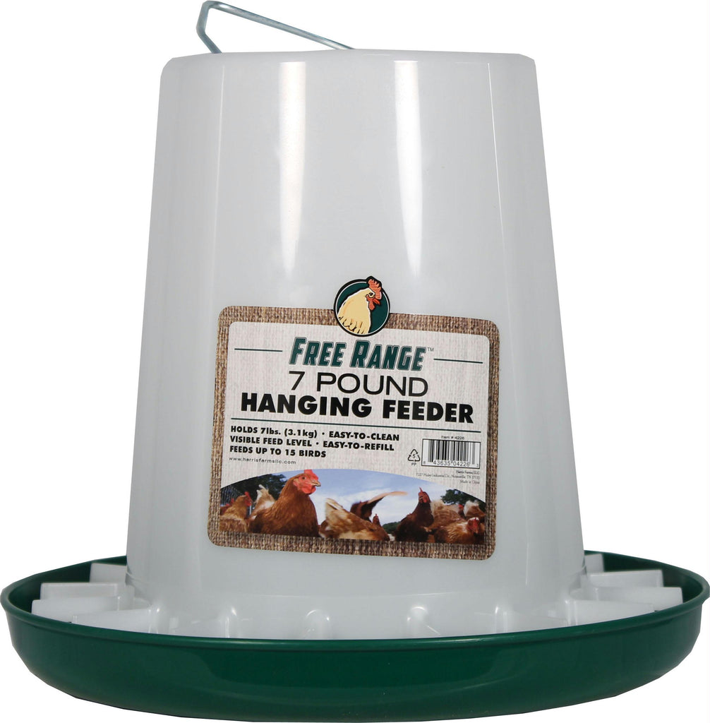 Free Range Plastic Hanging Poultry Feeder