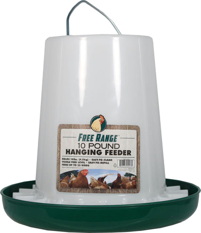 Free Range Plastic Hanging Poultry Feeder