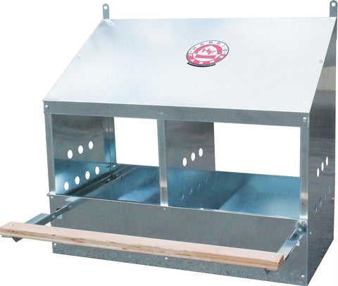 Galvanized 2-hole Poultry Nesting Box