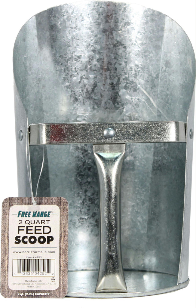 Free Range Galvanized Feed Scoop