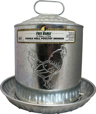 Galvanized Double Wall Drinker