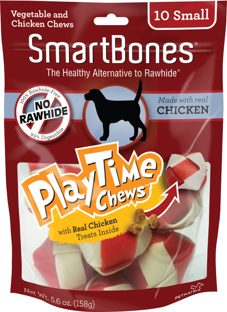 Smartbones Playtime Chews With Real Chicken Treats