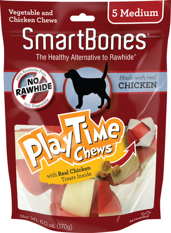 Smartbones Playtime Chews With Real Chicken Treats