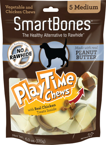 Smartbones Playtime Chews With Real Chicken Treats