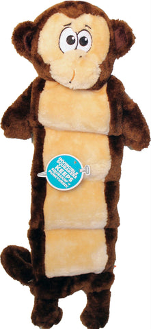 Invincible Squeaker Palz Monkey Matz Dog Toy